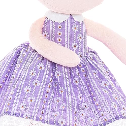 Miniatura 4 de Gloveleya Muñecas Baby Girl Regalos Suave Felpa Lavanda Daisies Muñeca 16 pulgadas