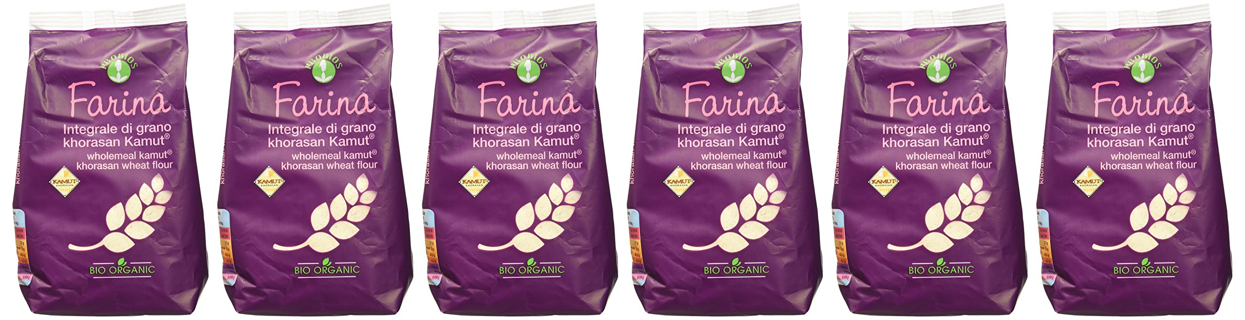 Probios Farina di Kamut Integrale - 500 gr - [confezione da 6]