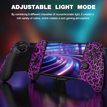 LIFUFUTEE Switch Controllers, Wireless Switch Pro Controller Replacement for Nintendo Switch Controller/OLED, Hall Effect One-Piece Joypad Controller with Programmable/Dual Vibration/Turbo/Wakeup