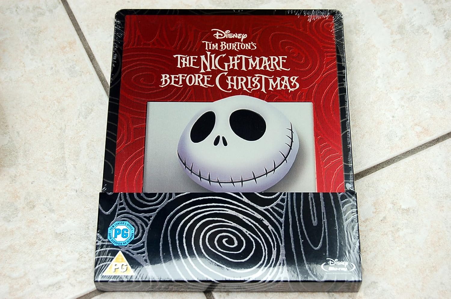 The Nightmare Before Christmas UK Blu Ray Rare Steelbook Edition Region B