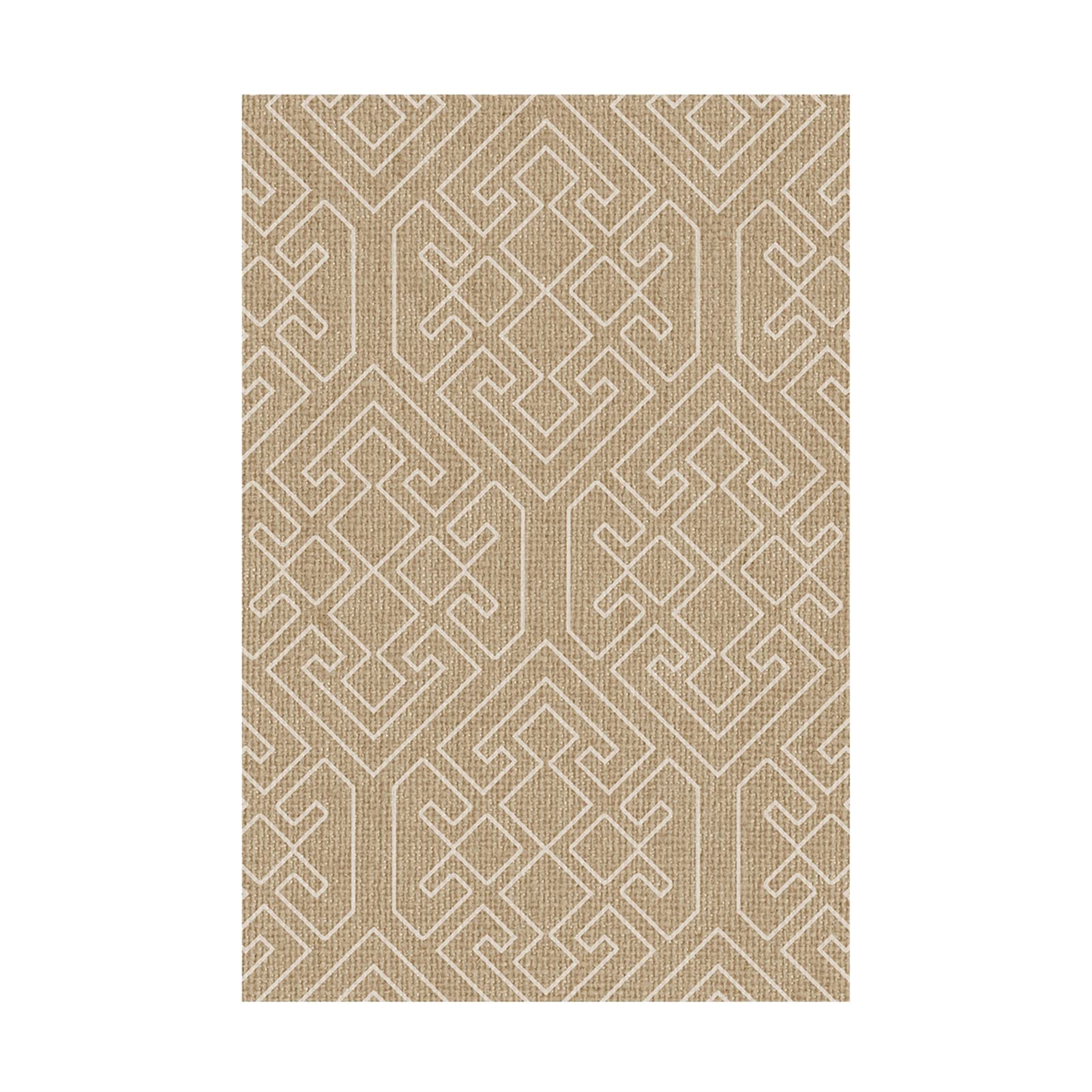 LiveinuJute Linen Shag Area Rug Smooth Foldable Washable Rugs Floor Rug Anti-Skid Carpet Rug Dining Room Home Bedroom Carpet Floor Mat 31" x 47" Inches Brown