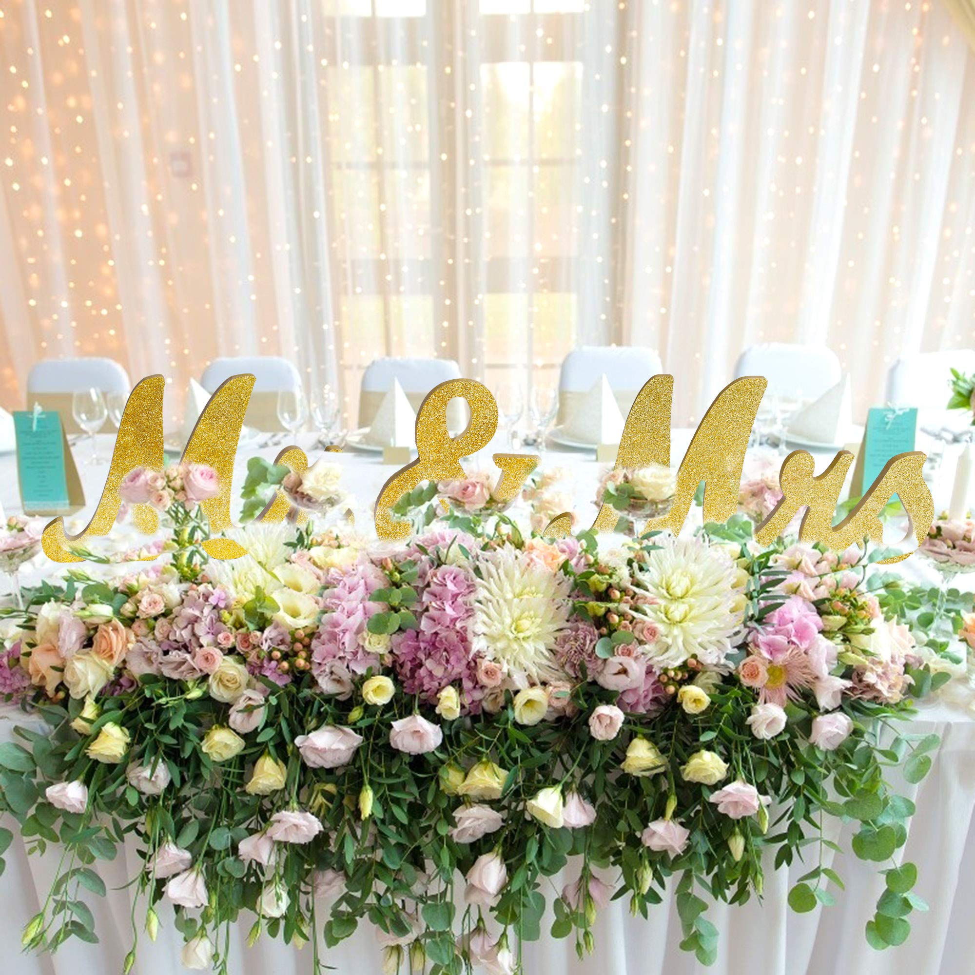 Scritta tavolo nomi sposi in legno personalizzabile per decorazioni e allestimenti matrimonio - Made in Italy - I MAESTRI