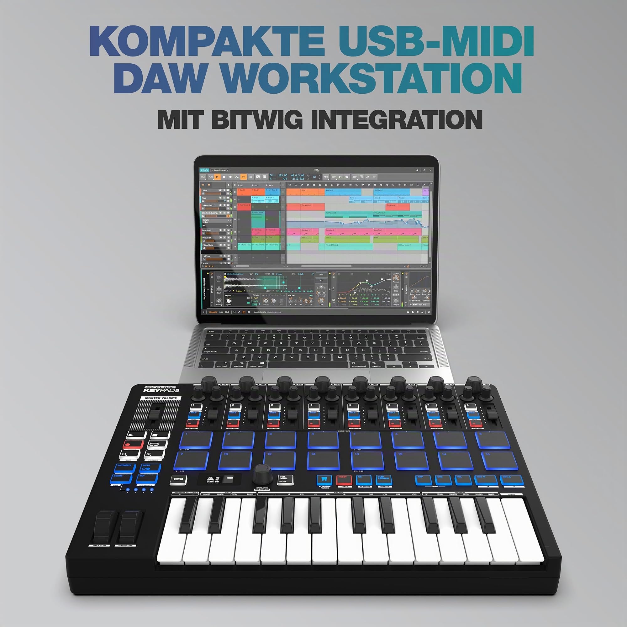 Reloop Keypad Pro - Kompakte All-in-one Workstation für Producer