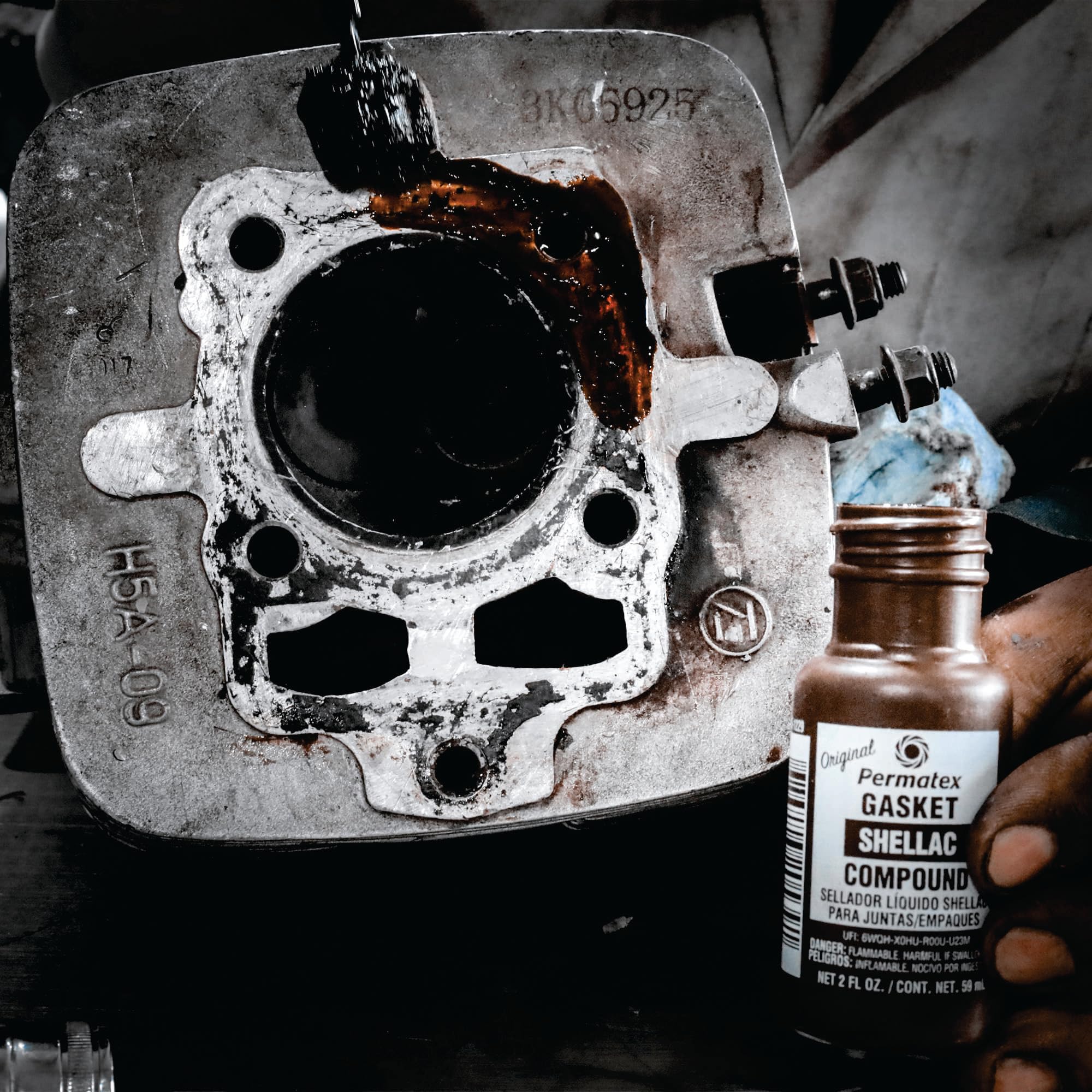 Amazon.com: Permatex 20539 Indian Head Gasket Shellac Compound, 2