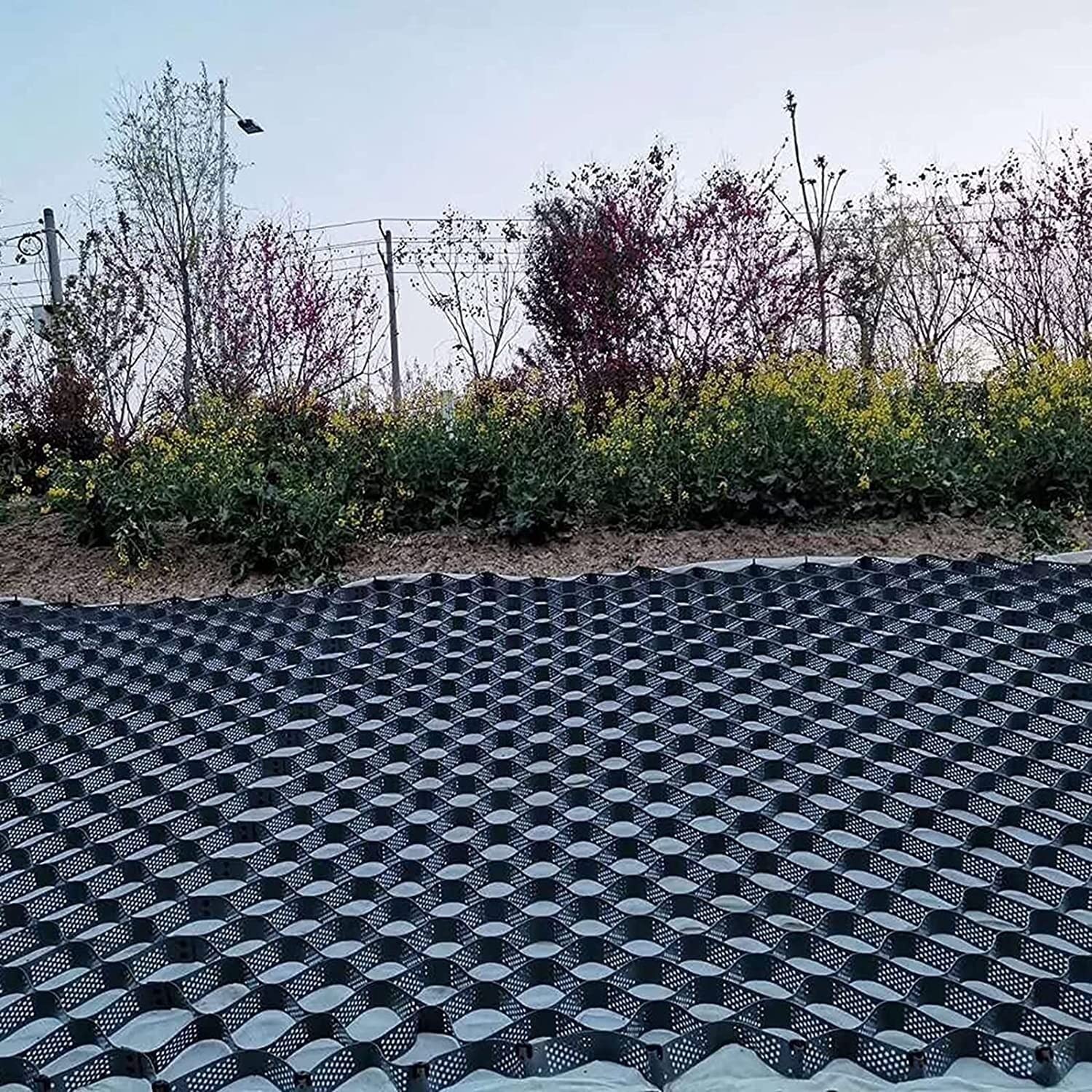 Rejilla estabilizadora de grava Ground Re de alta resistencia 5x5 m para pavimentos