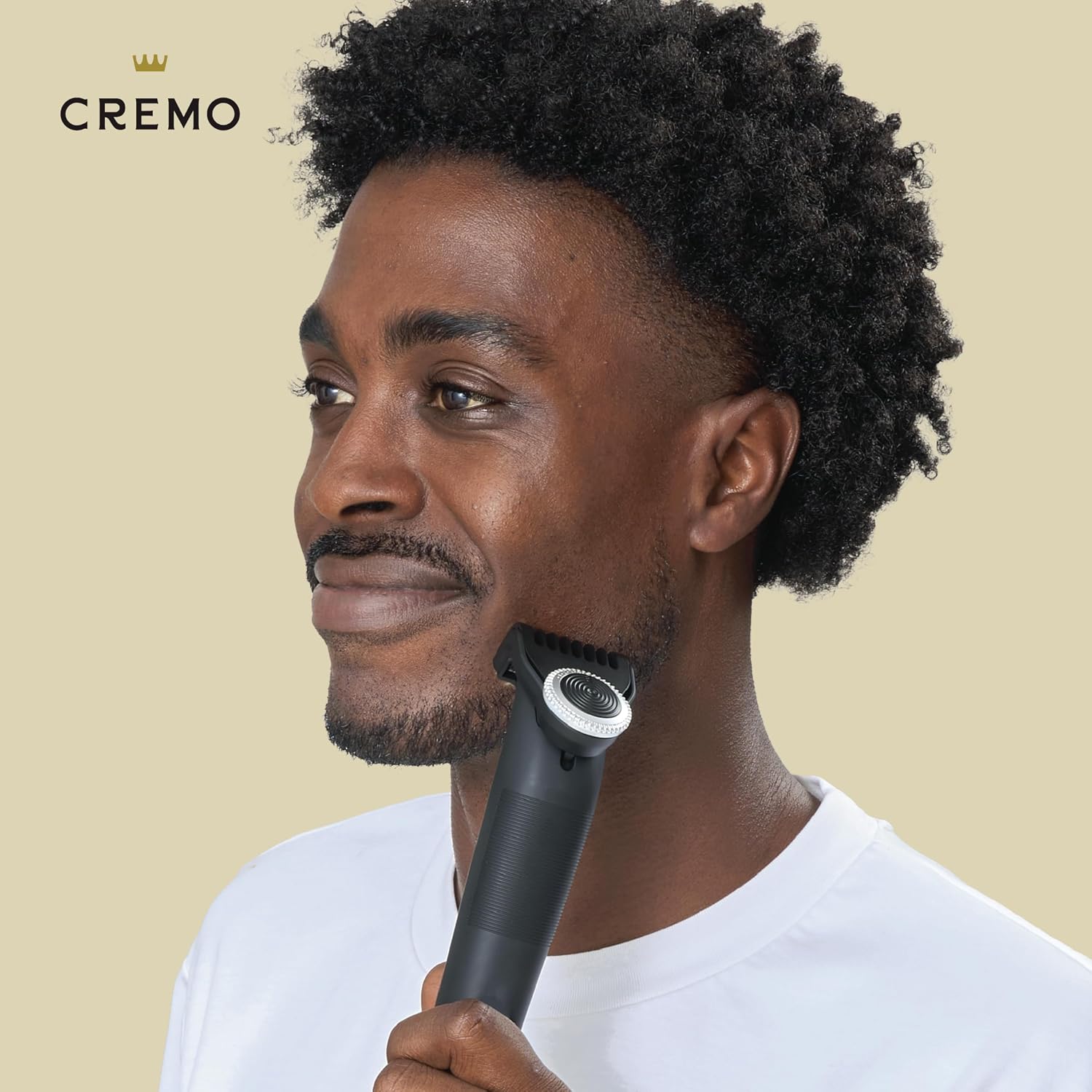 Cremo Flex Blade Body Hair Trimmer, Cordless Electric Groin & Body Groomer with Flexible Blade Design, IPX7 Wet/Dry Waterproof Electric Trimmer with Digital Display & Travel Lock, for Women & Men