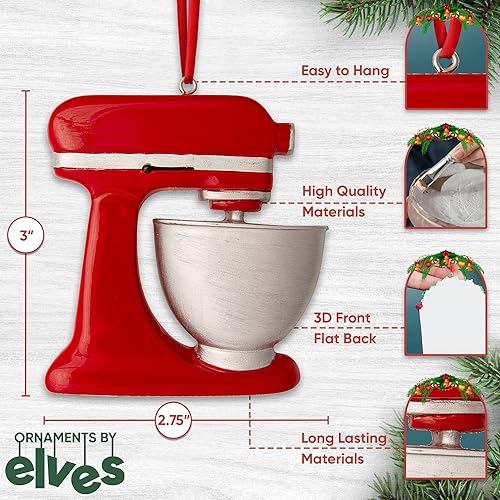 Miniatura 6 de Adorno de chef personalizado 2024  Adorno de panadero, adornos de cocina para árbol de Navidad, adornos de alimentos, adornos de Navidad con