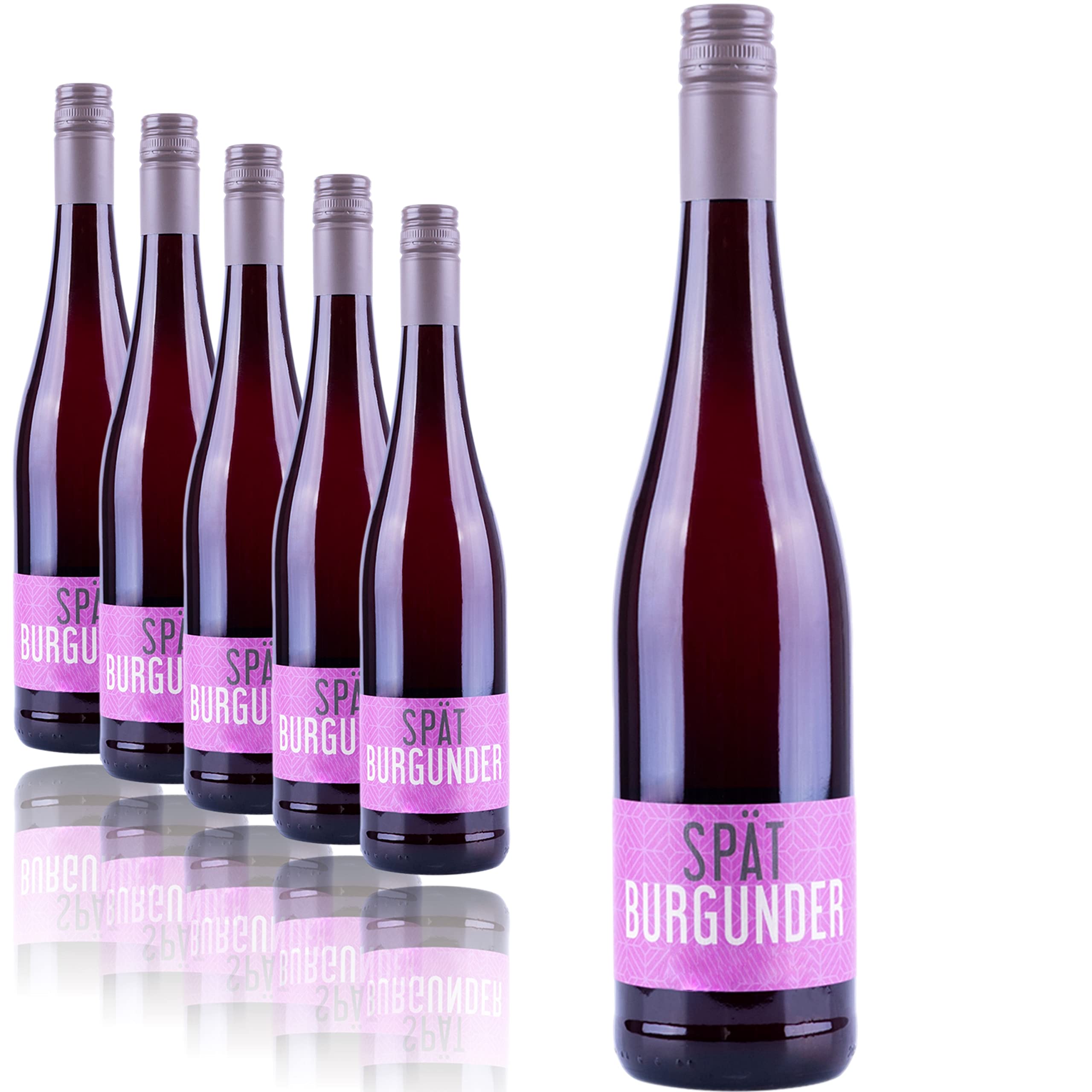Nehrbaß - “Spätburgunder 2020” - Rotwein trocken 6 x á 0,75 Liter - Qualitätswein - Aus Deutschland (Rheinhessen) - mit Schraubverschluss