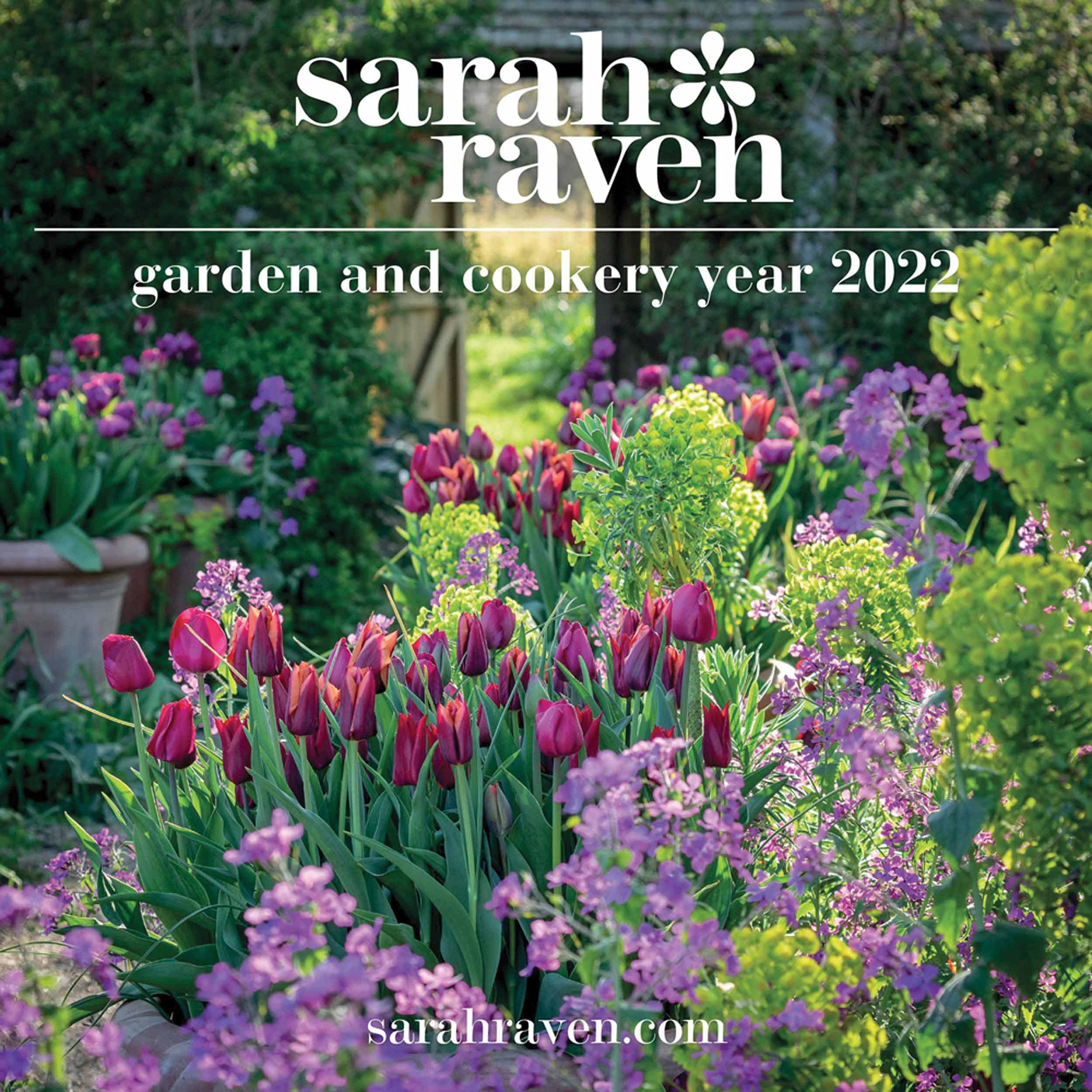 Sarah Raven Garden and Cookery Year 2022 Wall Calendar (30.5 x 30.5 cm)