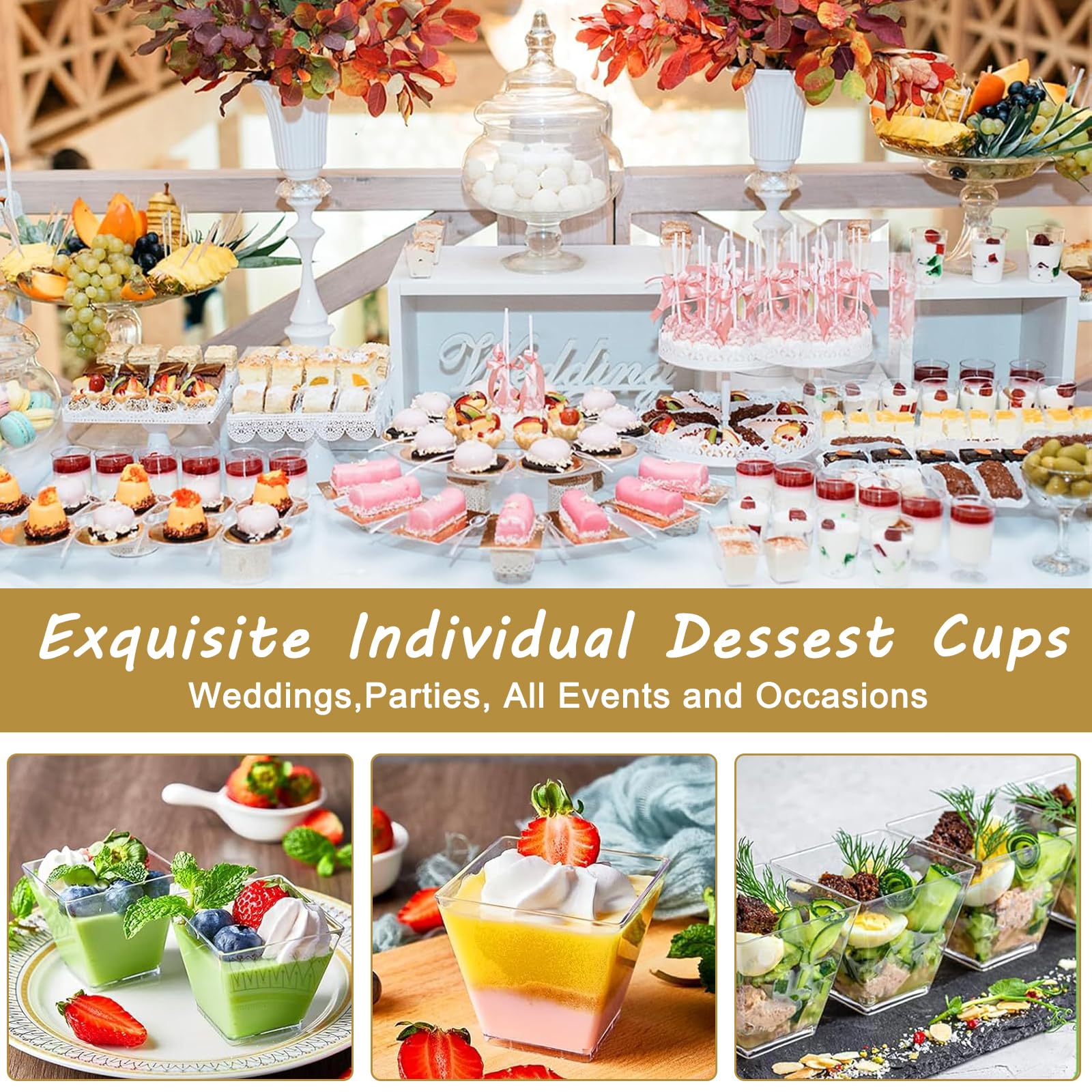 50 Pack Dessert Cups - Image 4