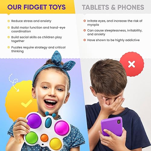 Miniatura 5 de Paquete de 50 juguetes para ansiedad, recuerdos de fiesta para niños de 8 a 12 años, rellenos de calcetines para niños, juguetes sensoriales a