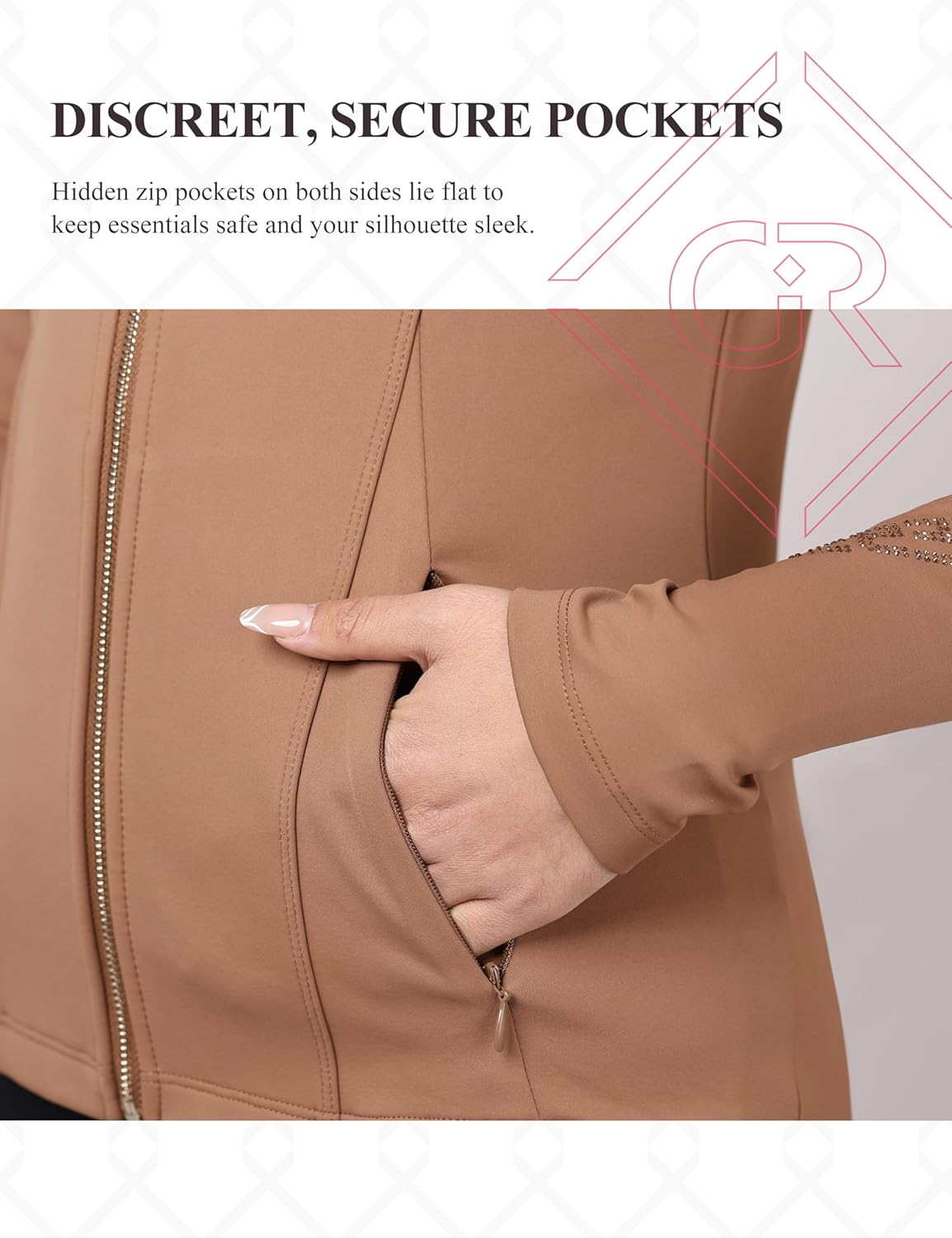 Women’s Full Zip Fleece Riding Top – Thermal Equestrian Mid Layer, Winter Riding Shirt for Horse Riding, Training - Image 5