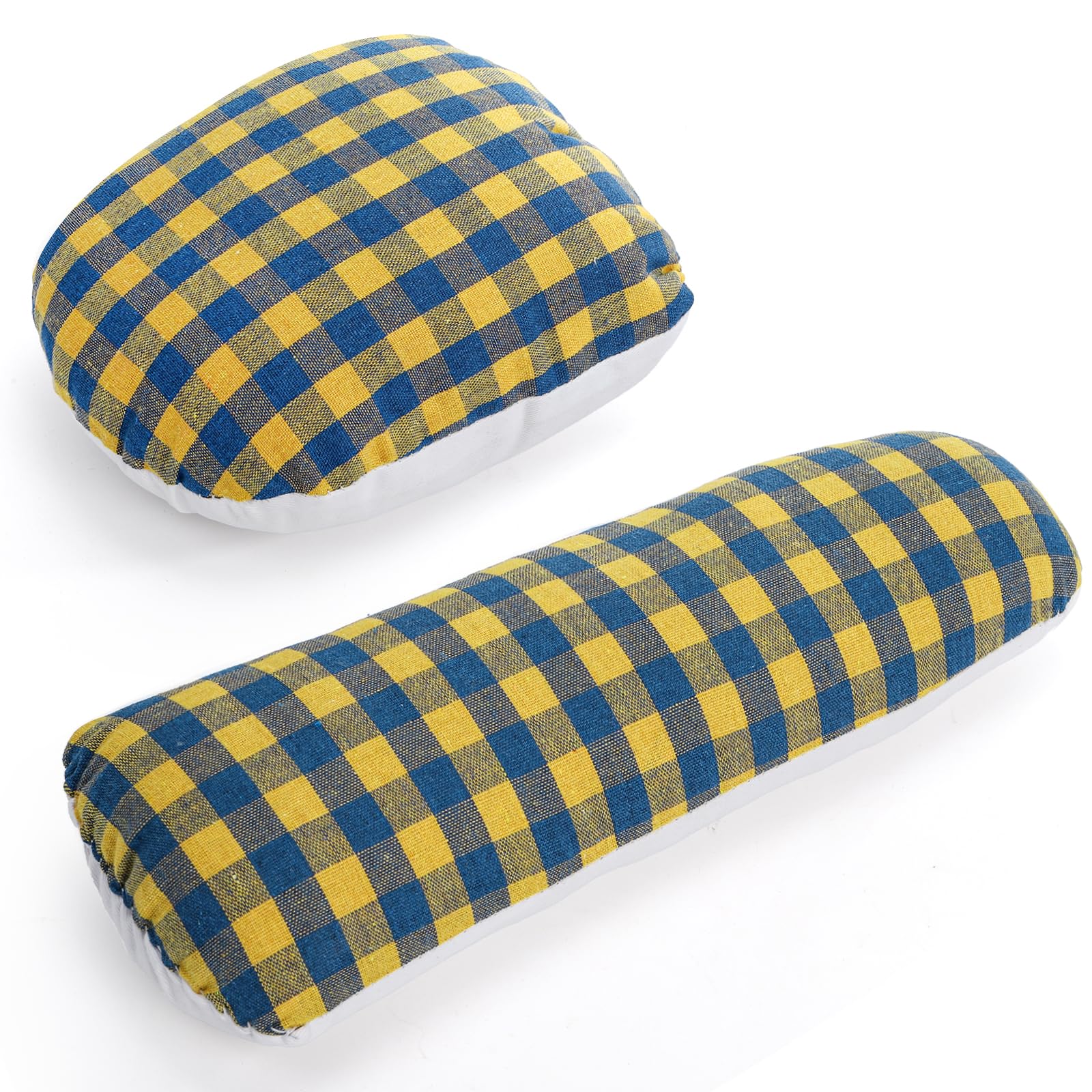 WRINGKIT Tailors Ham and Seam Roll Set, Solid Linen and Doll Cotton