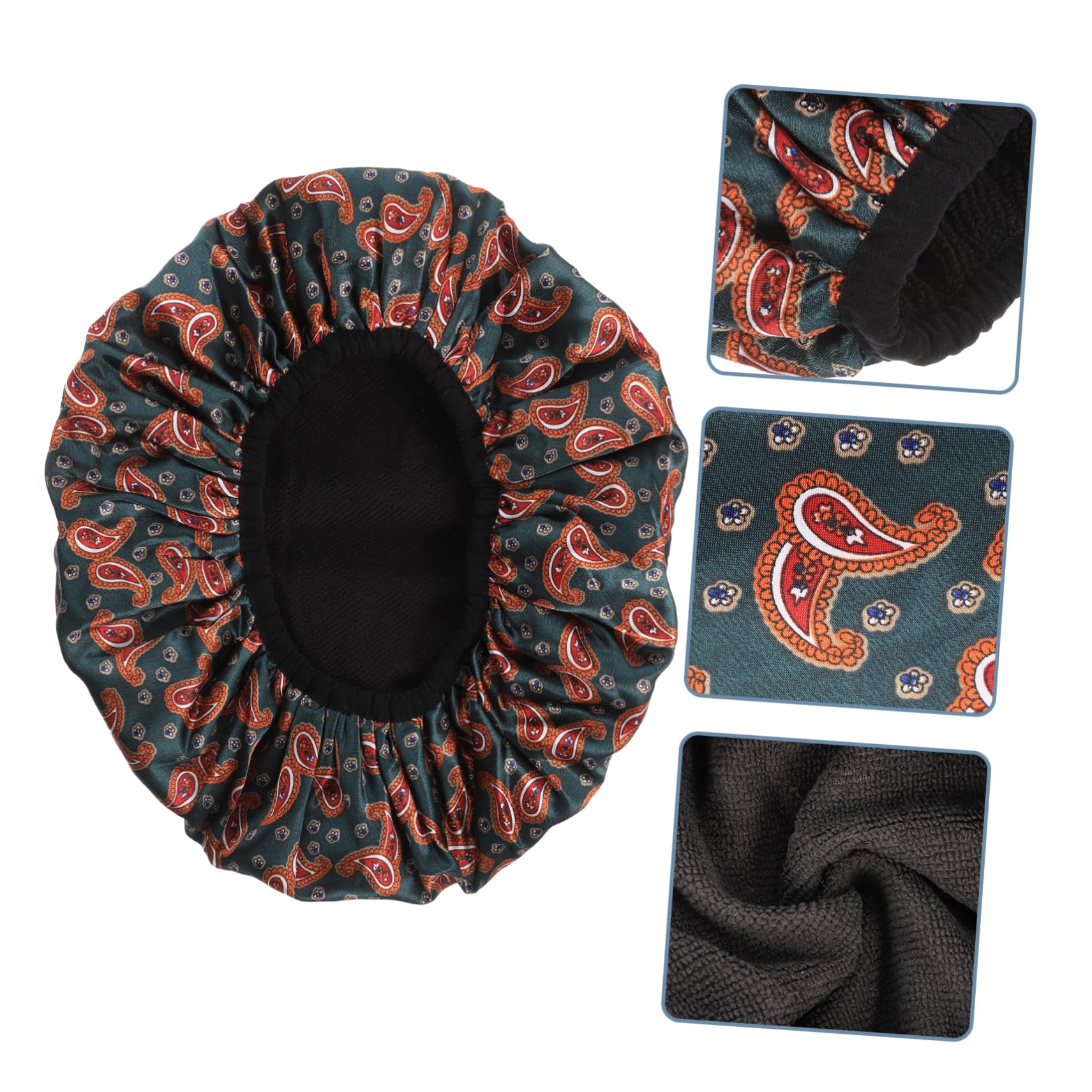 Healeved 3stücke Titel Wasserdichte Duschhaube Für Damen Tragbare Badekappe Mit Elastischem Design Zum Waschen Schlafen Und Friseurbesuch Schützt Das Haar Vor Feuchtigkeit Und Bruch