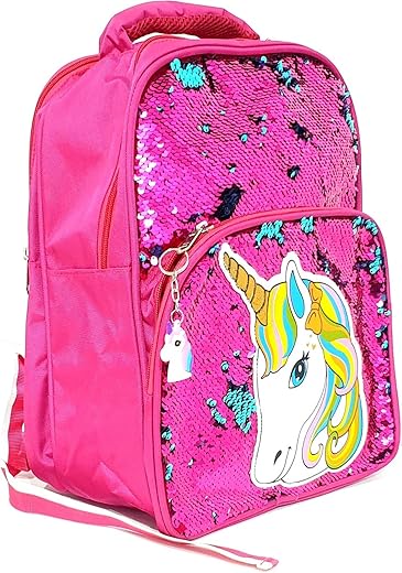 ANNA CREATION kids girls cute fancy magic Reversible sequins children unicorn school backpack Bookbag Elementary Kindergarten Preschool picnic…