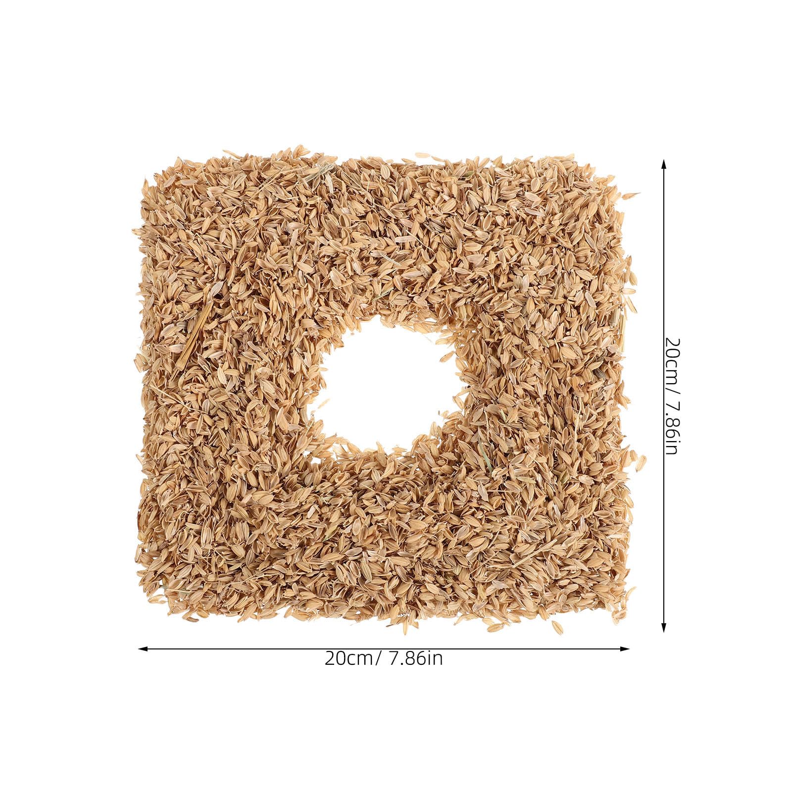 Material Natural para Nido de Gallinas 1 Juego 1, 5kg de Cáscara de Arroz | Reduce Olor, Cambio Rápido y Sencillo, Suave y Delicado para Hamsters y Mascotas Pequeñas