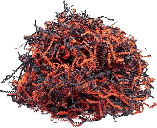 Miniatura 10 de Stephanie Imports Papel triturado de 3 capas de corte arrugado hecho en Estados Unidos, 2 libras (Fiesta Mix)