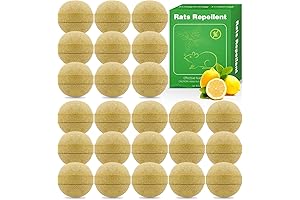 24 Pack Natural Mouse Repellent Peppermint Oil for Repels Mice & Rats