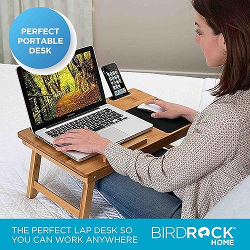 Miniatura 4 de Sofia + Sam Bandeja de cama para laptop multitarea | Escritorio de regazo soporta portátiles de hasta 18 pulgadas (natural)