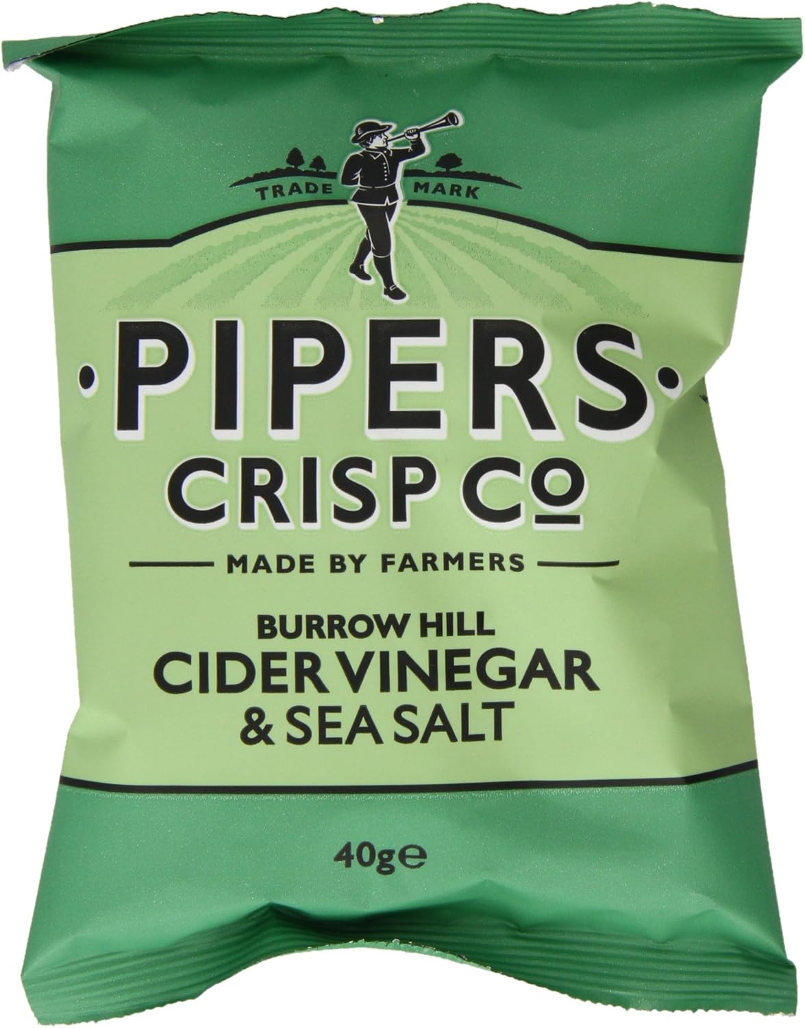 Pipers Crisps Burrow Hill Cider Vinegar and Sea Salt (Pack of 24