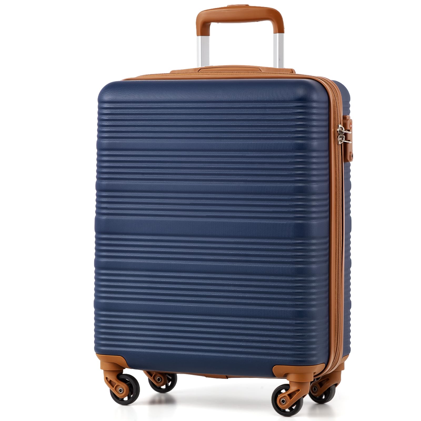COOLIFE Kabinenkoffer 55X35X20cm für Ryanair Fluggesellschaft Handgepäck Kabinengepäck Hartschlagenkoffer Leichtgewicht mit TSA-Schloss und 4 Spinner-Rädern