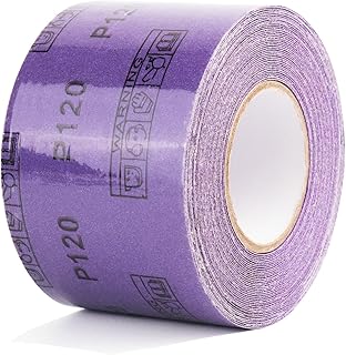60 Grit PSA Purple Ceramic Sandpaper Roll 2-3/4x10 Yards Film Sanding Roll