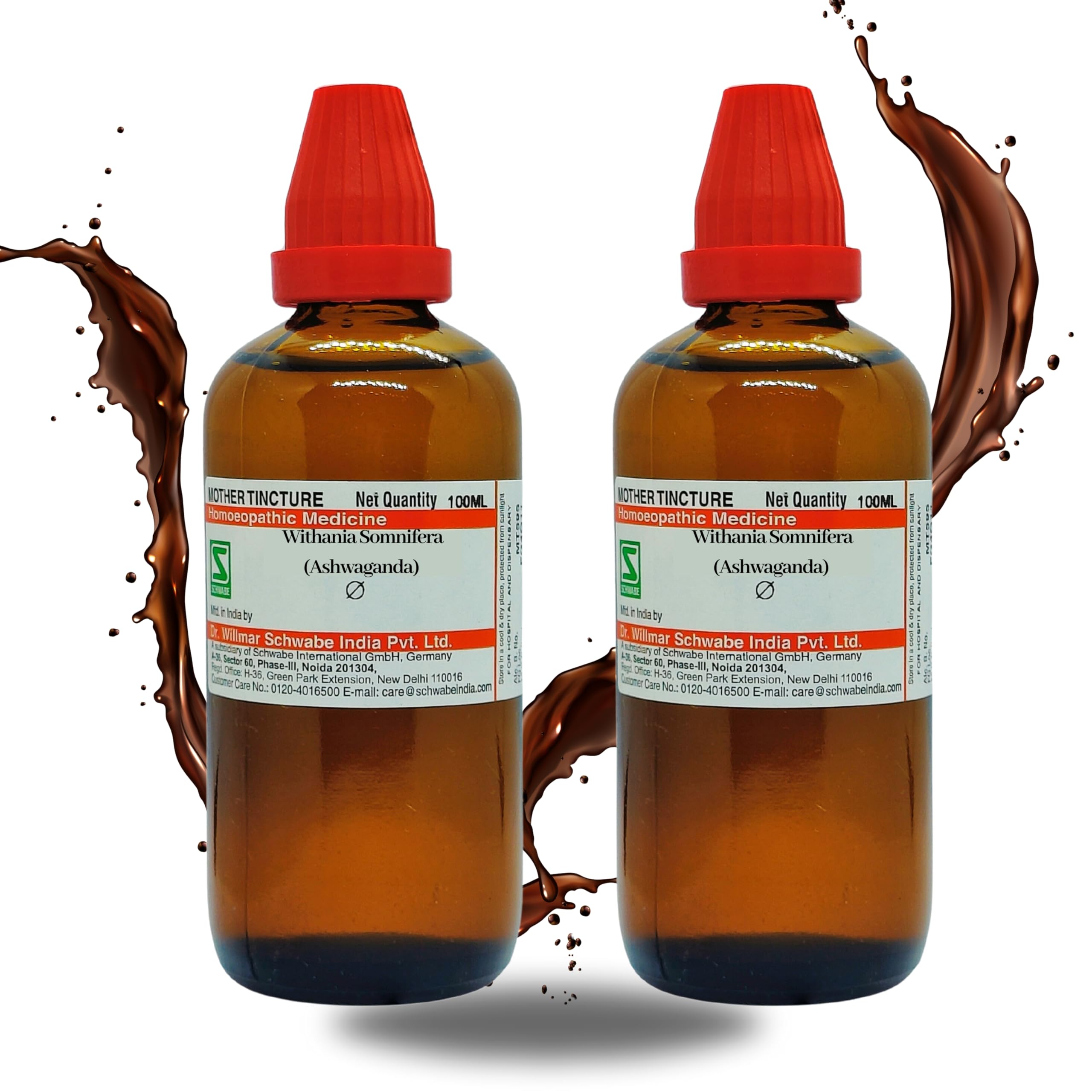 Dr Willmar Schwabe India Withania somnifera (ashwaganda) Q 200ML (100mlx2) || Mother Tincture || Schwabe Homeopathy Medicine (B0CT3FWV1C) Amazon Price History, Amazon Price Tracker