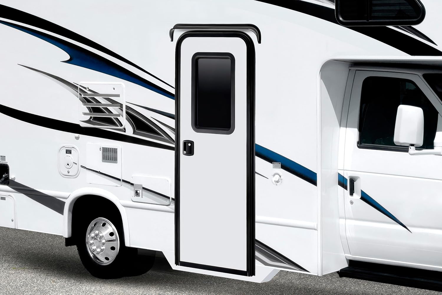 RainBlade for Push-Out Style RV Windows, Window and Door Deflector, Sun Visor (Fits 25-28 in. Frame)