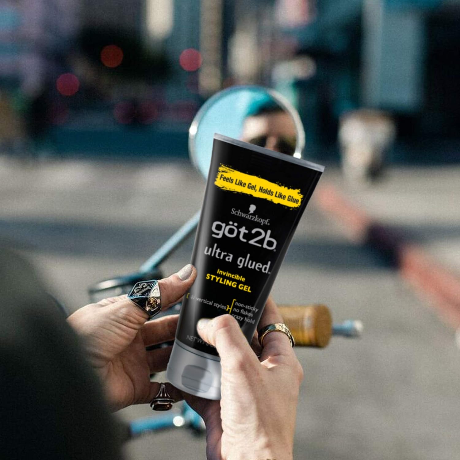 Got2b Glued Ultra Styling Hair Gel, 6 Ounces - Image 4