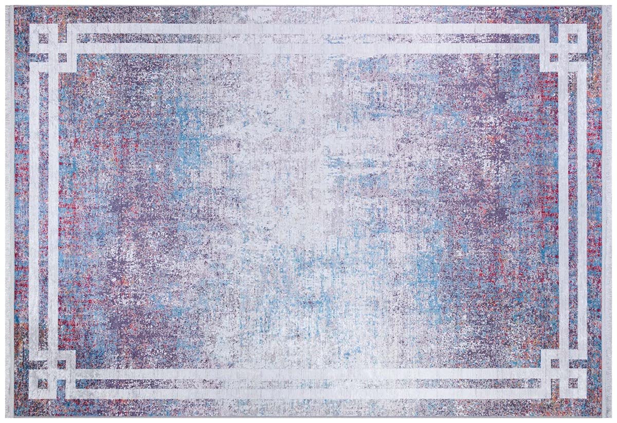 Tapis avec jetons design et envers en coton pour une chambre élégante