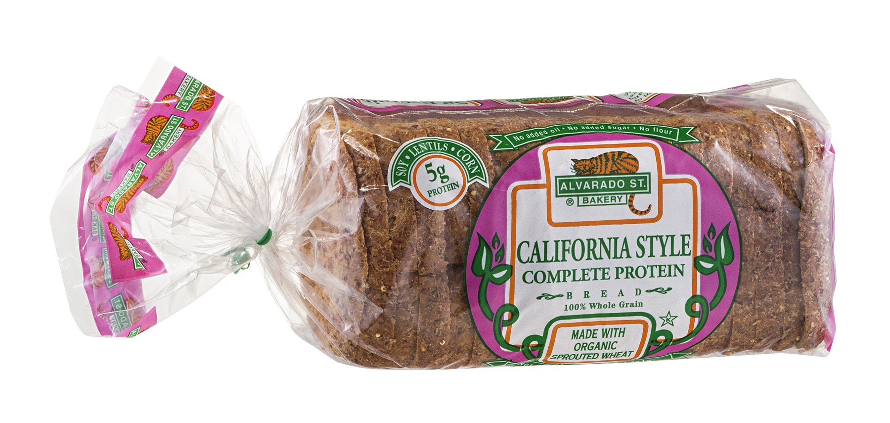 Alvarado Street Bakery Organic California Style Complete Protein Bread, 24 Ounce -- 6 per case.