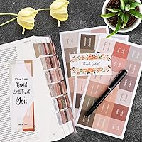 Vista 4 de Earth Tone Bible tabs,Polyvinyl Chloride (PVC), Large Print Laminated tabs for Women and Men, Easy to Read, Apply, Journaling Tabs