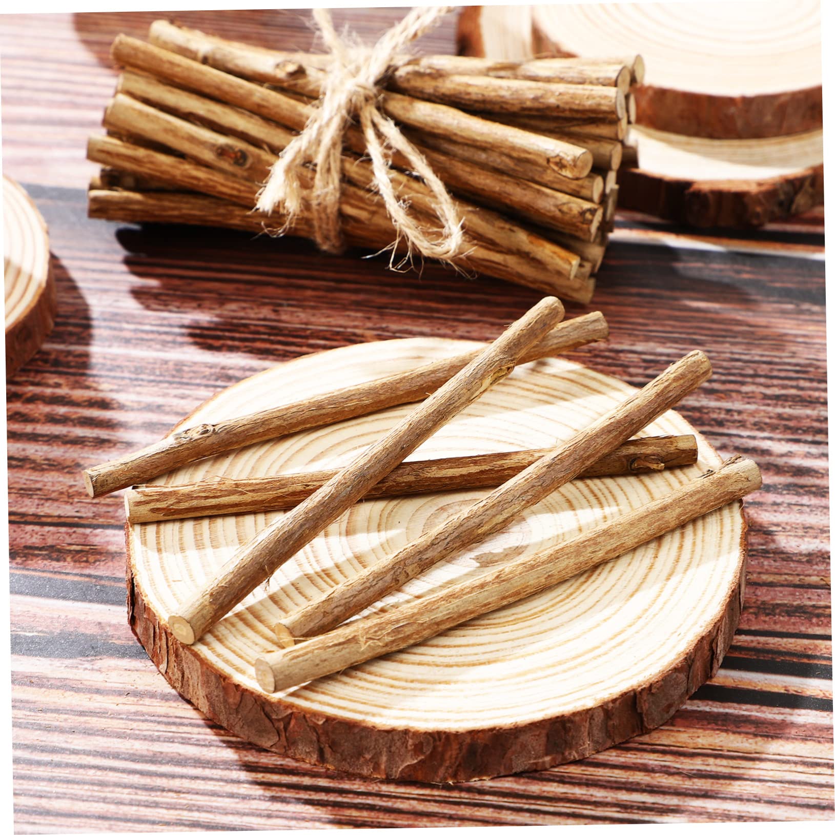 OSALADI 5 Set Legno Naturale Con Corteccia Lunghi Per Decorazioni E Lavoretti Creativi Materiale Premium Per Fai Da Te E Decorazioni Casa 50 Pezzi * 5