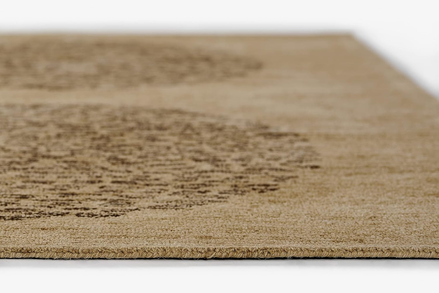 Momeni Teppe Wool Area Rug Natural, 5' X 8'
