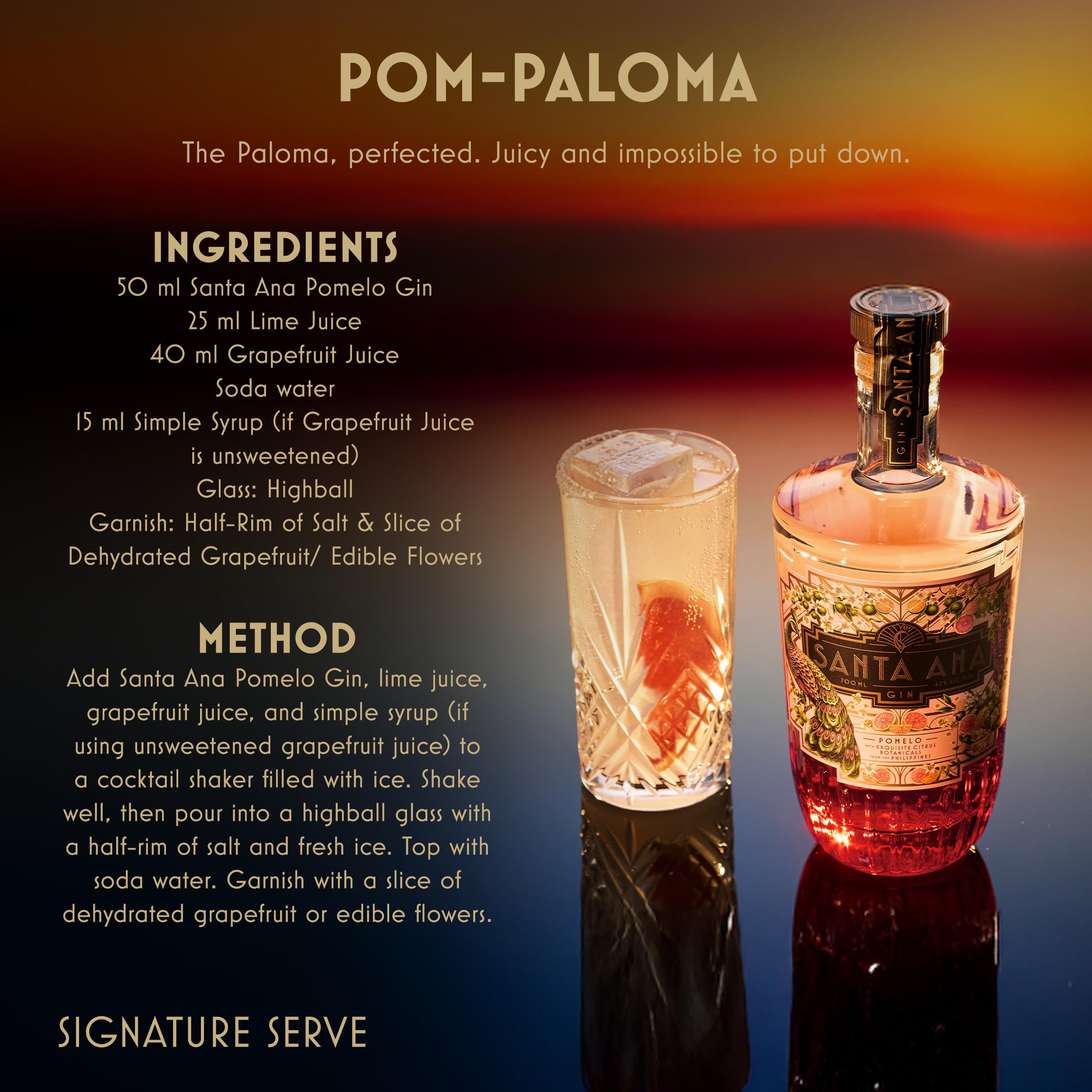 Santa Ana Gin Pomelò 70cl