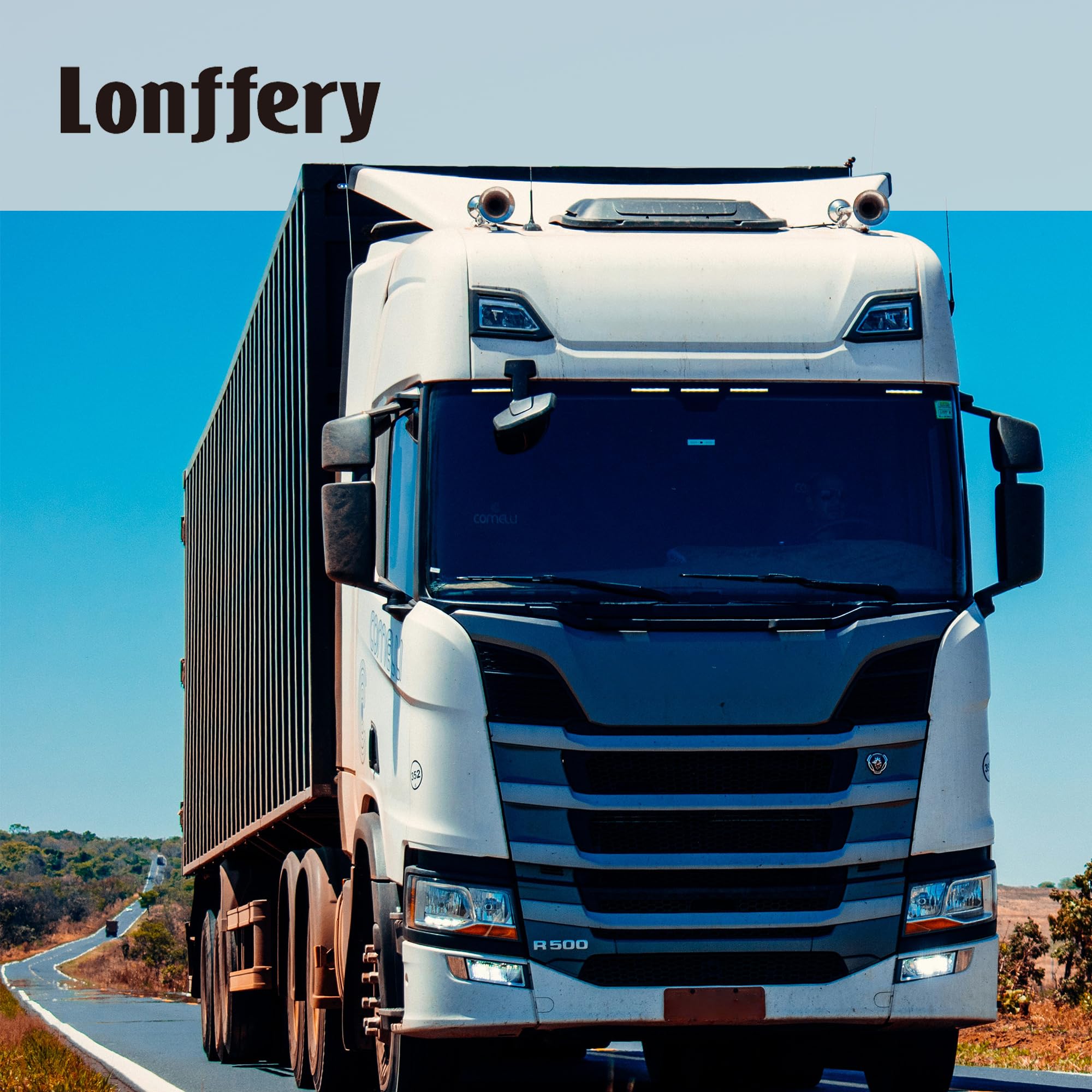 Lonffery 2 Packungen Anhänger-Alex-Schäkel-Set, 262 l Schäkelgurt, passend für 1,587 kg - 3265,9 kg Doppelöhrenfeder