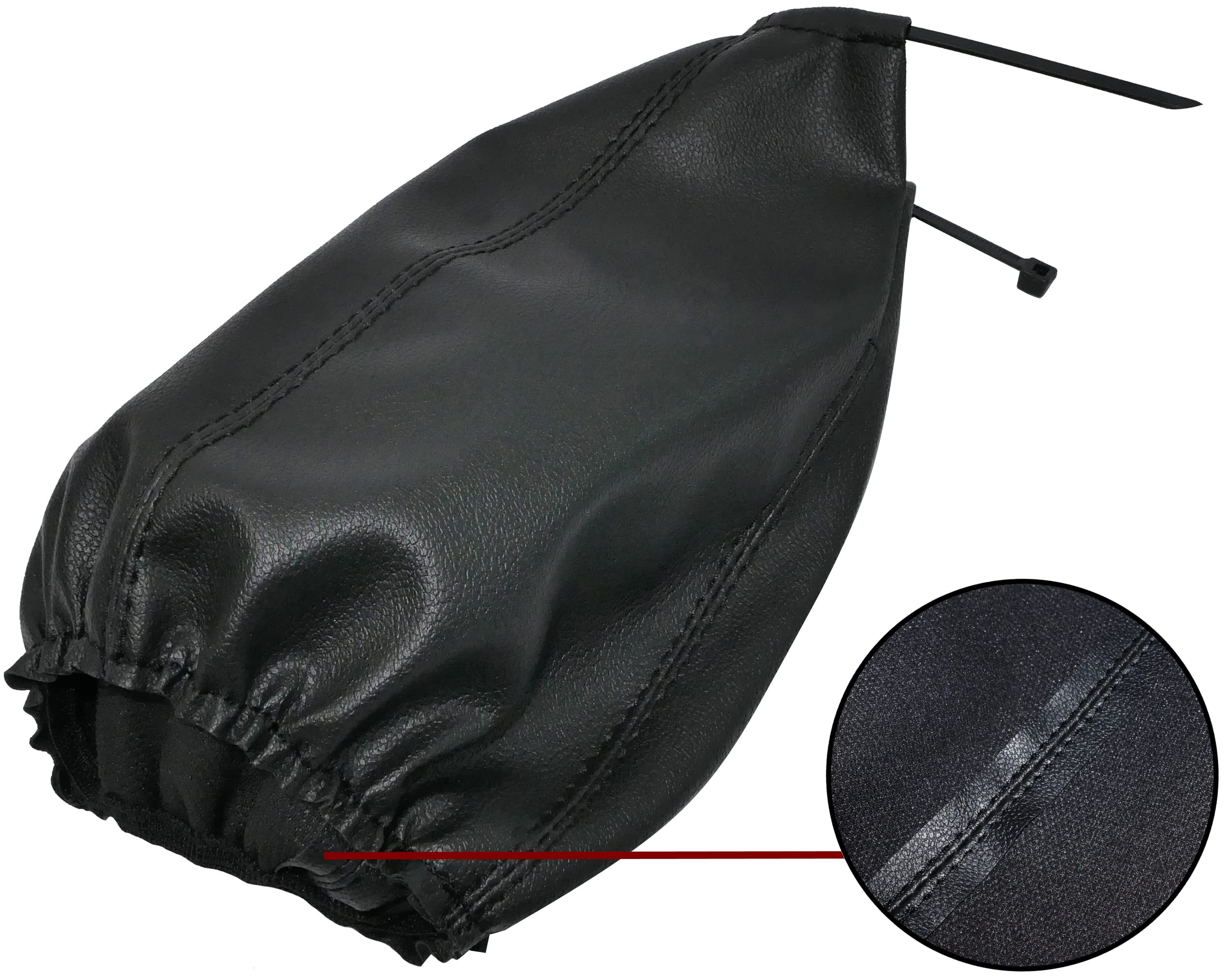 Cuffia Soffietto Leva Cambio Peugeot 307 2001-2009 - Pelle Sintetica Nera, Compatibile - Foto 5