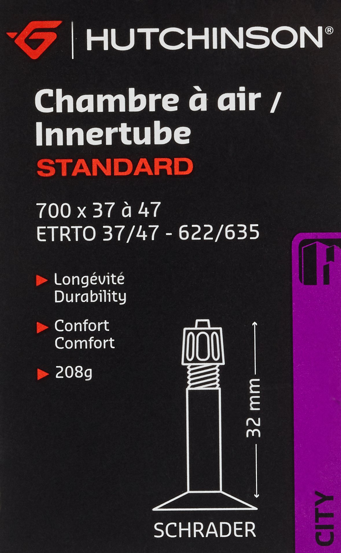 HutchinsonSNC Tube City/Trekking Standard AV/32 mm, CV654221