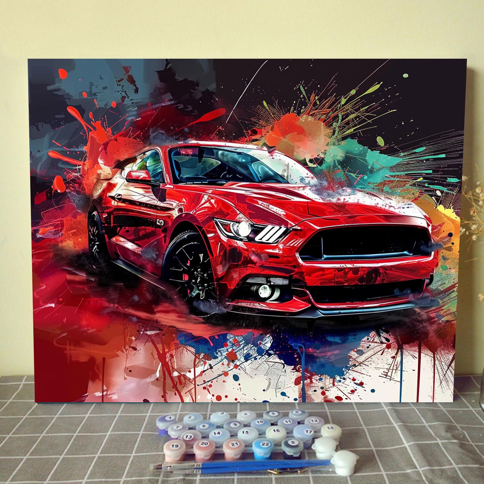 Meecaa Kit per pittura a olio Aurora Lover Starry Sky per adulti
