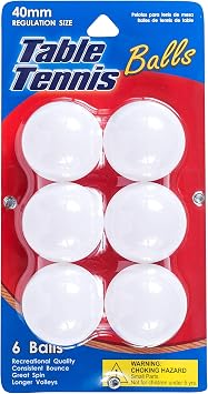 Ping Pong Ball 6 Count