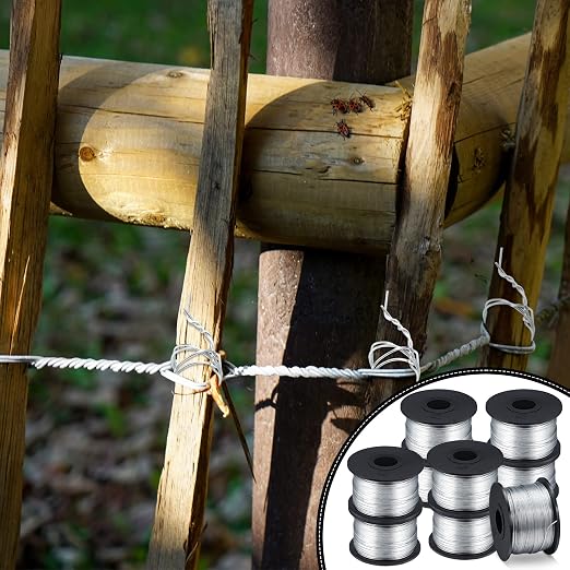 10 rollos de alambre para amarrar varillas 0.8 mm 360 ft miniatura 5