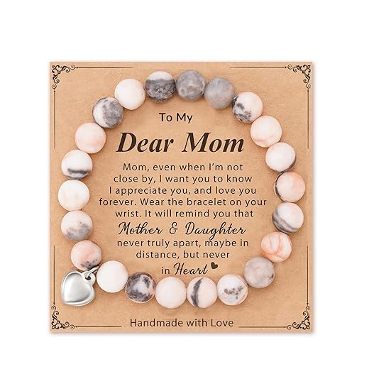 HGDEER Gifts for Boyfriends Mom, Christmas Birthday Mothers Day Gifts Present Jewelry Bracelets for My Boyfriends Mom