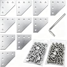 Corner Bracket Connection Plate Aluminium Profile 20 x 20 L Shape Pack of