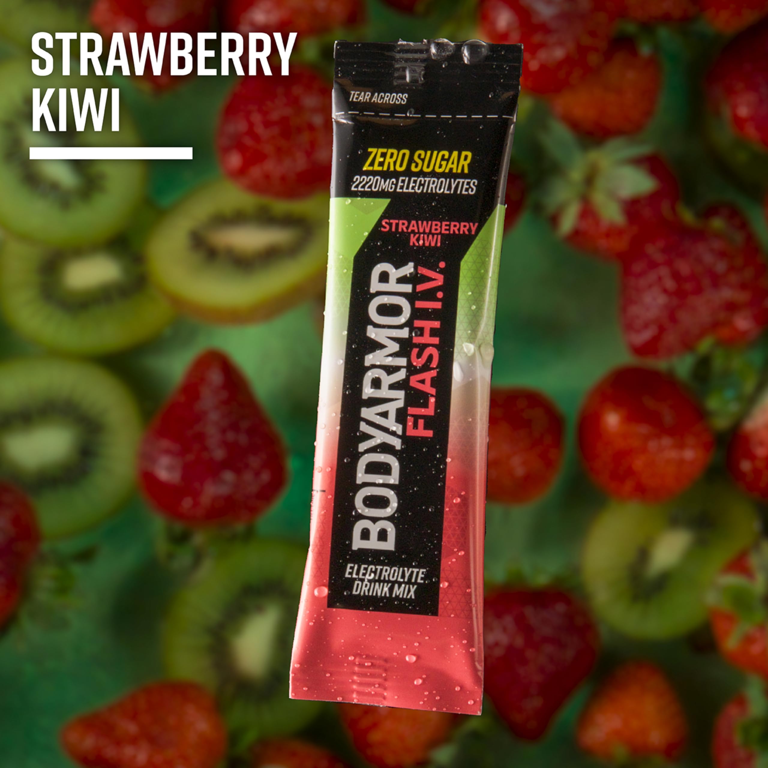 BODYARMOR Flash IV Zero Sugar Electrolyte Mix, Strawberry Kiwi, 15 Ct — Amazon image 5