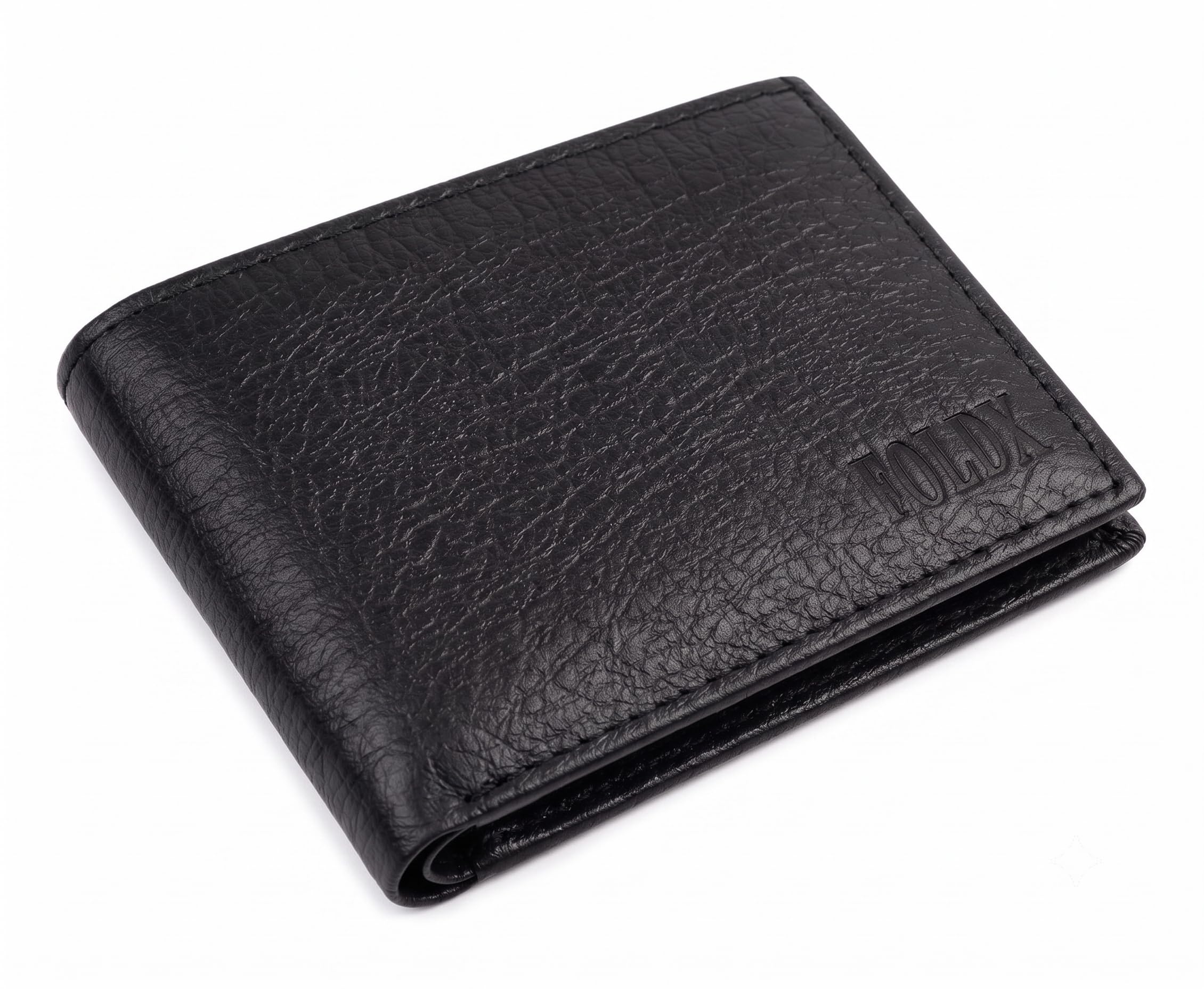 Classic Brown Wallet for Men | Minimalist Faux Leather Bifold Pocket Purse | Everyday Casual & Formal Card Holder (Black)-image-26