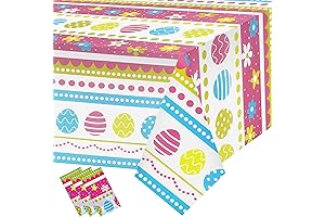 Erweicet Easter Tablecloth | 3Pcs Easter Party Decoration Supplies