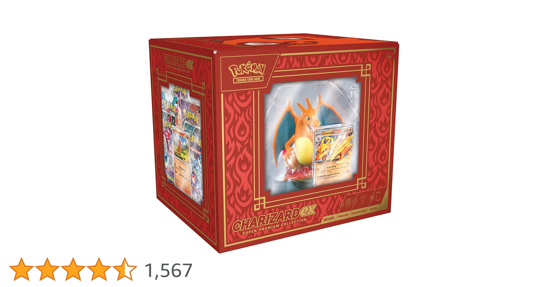 Amazon.co.jp: ポケモンTCGリザードンexスーパープレミアム