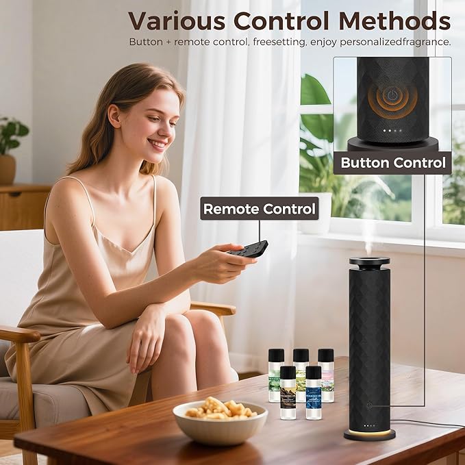 Difusor de Aromas Hotel BUBLOC, Sin Agua, Operación Silenciosa, Incluye 5 Aceites Esenciales miniatura 6