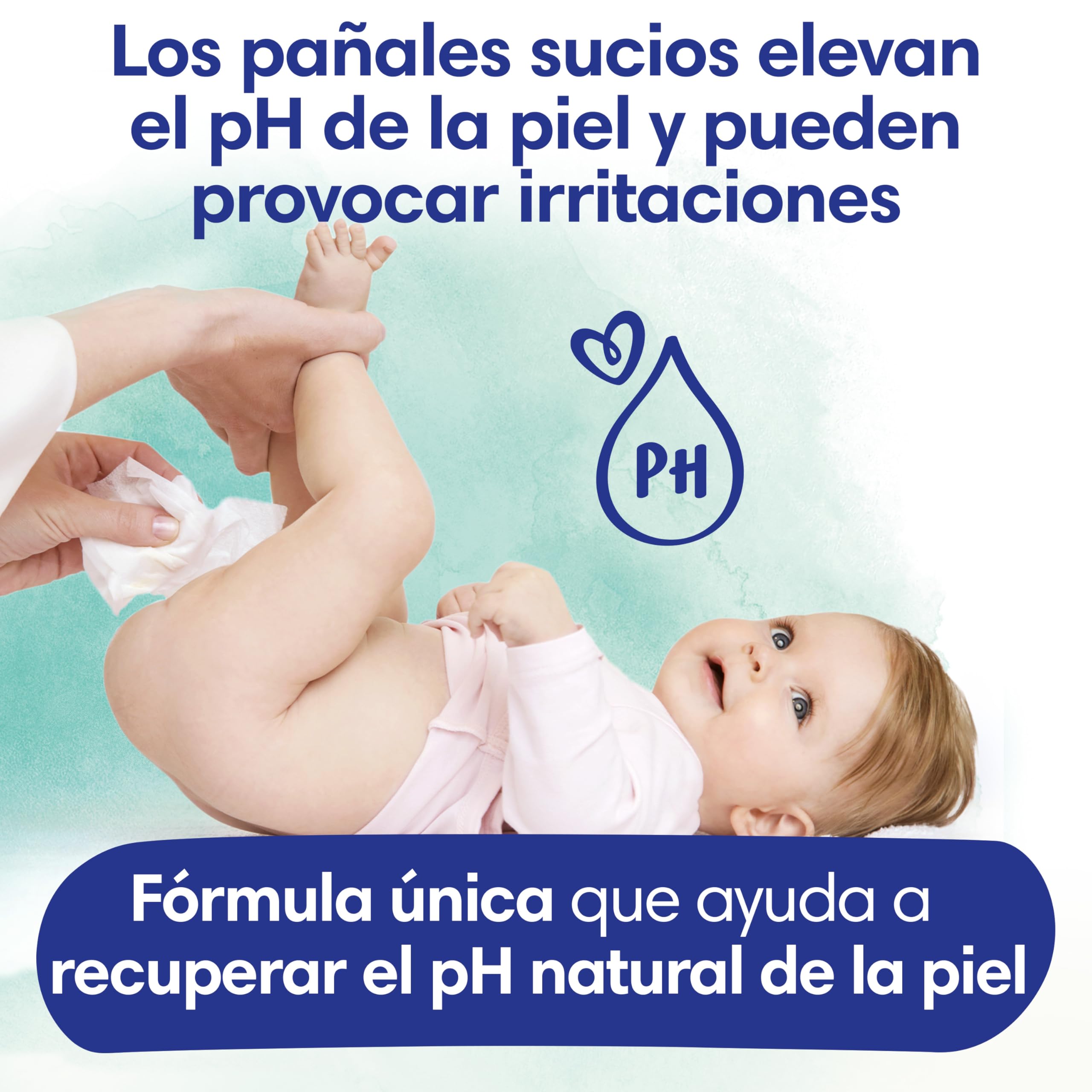 Dodot Salviette Pure Calma & Protegge Per Neonati 24 Confezioni Da 46 Pezzi = 46 Salviette, Aiuta a ripristinare il pH naturale della pelle, una goccia di Aloe Vera