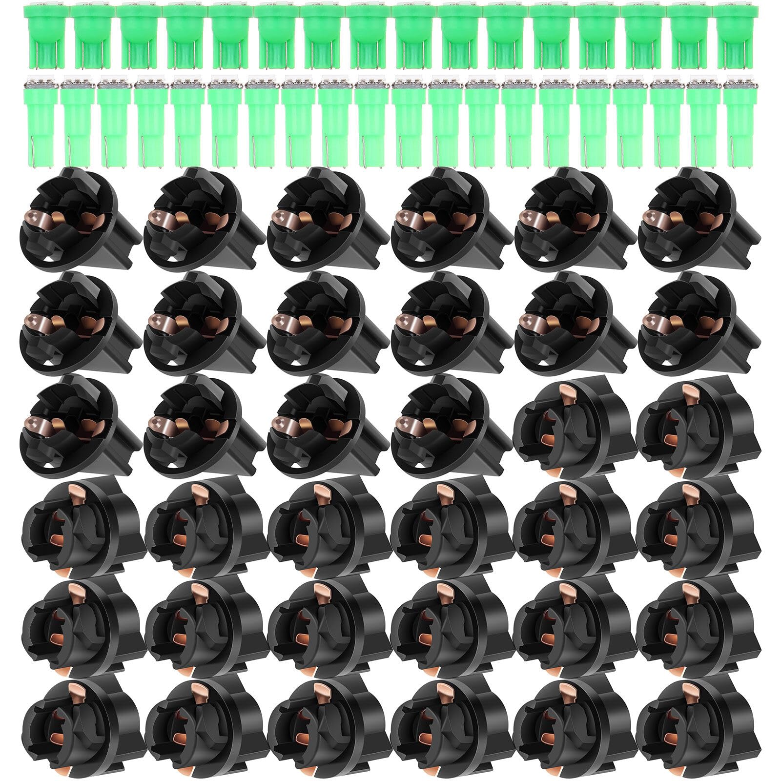 LBRST 16 x T10 6-3020-SMD Green 168 Instrument Lights 16 x T10 168 Twist Lock Socket 20 x T5 1-5050-SMD Green 74 73 2721 Instrument Lights 20 x T5 74 73 2721 Twist Lock Socket